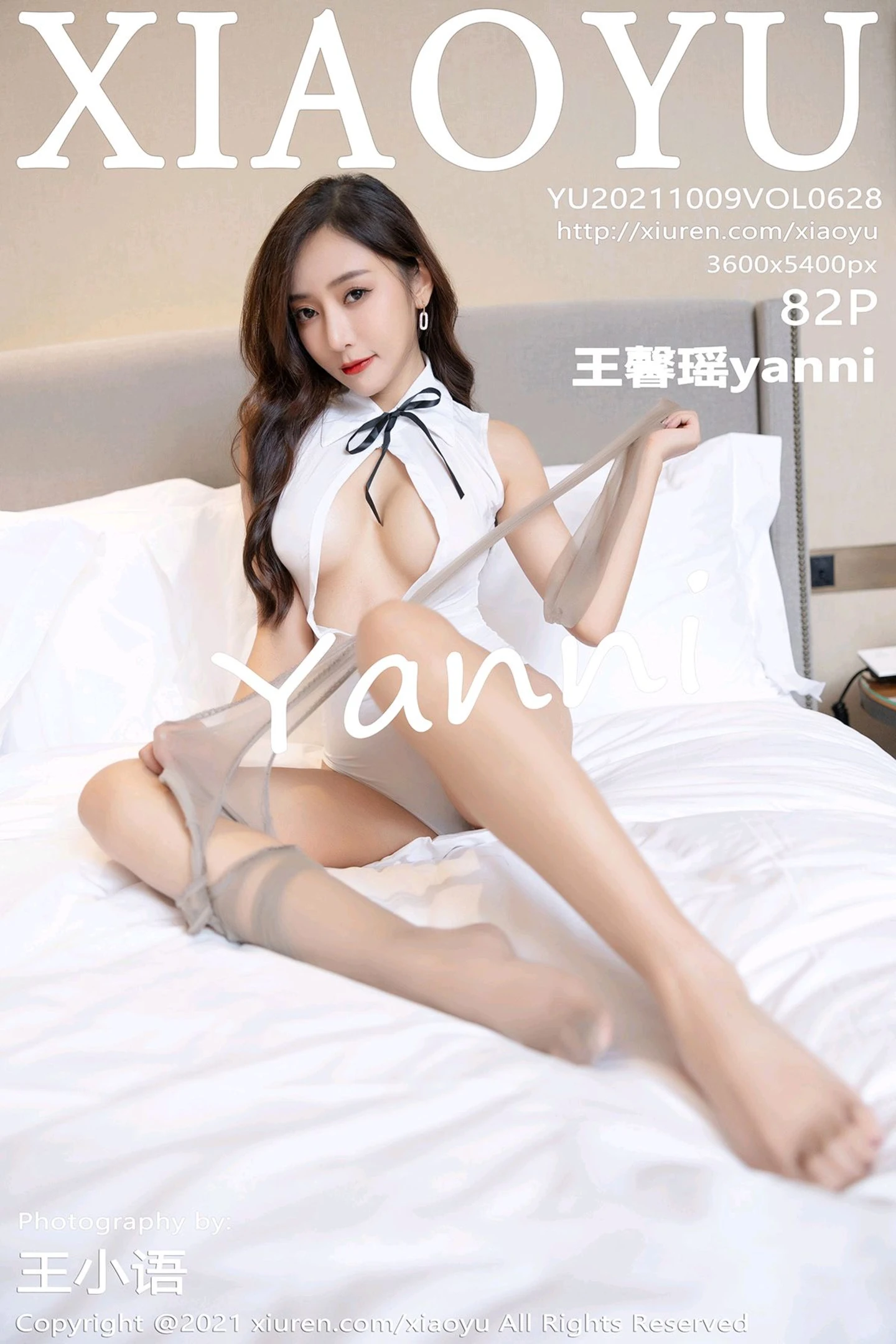 [XiaoYu画语界]Vol.628_女神王馨瑶yanni私房白色高叉连体衣配开档肉丝裤袜诱惑写真82P-秀人网 - XiuRen.Space